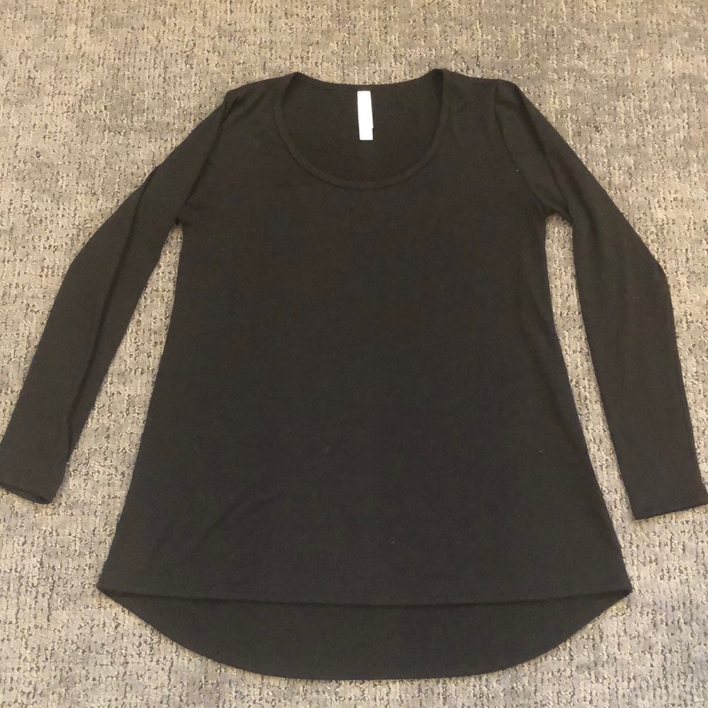 Solid black LulaRoe XXS Lynnae